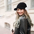 Miniatyrbillede 4 af 5: Dame W Strikhue W Skygge Hue Hatte Til Kvinder Slouchy Hue Cap Med Skygge Varm（Sort）