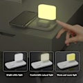 Miniatyrbilde 3 av 5: Atmosfære nattlys trådløs lader smart kreativ nattbord multifunksjonell bordlampe