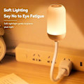 Miniatyrbillede 3 af 5: Usb Touch Natlampe Usb Direkte Stik Dæmpbar Bordlampe Til Powerbank Camping Pc Bærbare Computere Bog Natbelysning