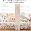 Miniatyrbild 2 av 4: Garden Chic Bomulls Soffaöverdrag, Universal Halkskyddande Soffa Skydd För Hundar, Patchwork Soffaöverdrag Golvmatta (45x45cm (18x18inch), C)