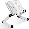 Miniatyrbillede 1 af 5: Justerbar bogstand, justerbar højde og vinkel, ergonomisk bogstand med papirclips til store skolebøger, nodebøger, tablet, Cisea Kitchen R