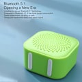 Pikkukuva 3 / 3: Langaton Bluetooth-kaiutin ulkotiloihin, kevyt ja kannettava, pieni kodin työpöydän ääni, pieni ja kätevä subwoofer, Hifi-äänenlaatu (vihreä)