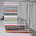 Miniatyrbild 4 av 4: Dam Cashmere Scarf Varm Halsduk Stor Fin Stickad Vinter Tub Scarf
