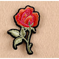 Miniatyrbillede 2 af 5: Dww-broderi stryge-på patch, 11 stk. rose blomster stryge-på applikation patches til håndværk, syning, tøj