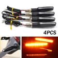 4 stk. Motorcykel 12 LED Blinklys Blinklys Lys Amber