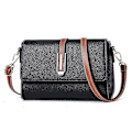 Miniatyrbillede 2 af 5: Blød PU læder dame crossbody skuldertaske（A）