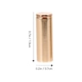 Miniatyrbilde 3 av 3: 8 stk skolisser tips metall skolisser aglets erstatning skolisser ender tips（1.9X0.7CM，som vist）