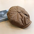 Miniatyrbilde 4 av 5: Herre Newsboy Cap Herringbone Baker Boy Cabbie Flat Hat Retro Newsboy Cap
