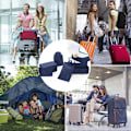 Miniatyrbild 6 av 6: Resväska Packningskuber - 9-delars Resväska Packningskuber Lätt Resväska Organizer Set Bagage Packnings Organizer - Marinblå