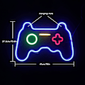 Miniatyrbilde 3 av 5: Spillformet neonreklame LED veggneonlys Kule nattskilt USB-drevet for soverom bar internettkafé
