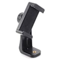 Miniatyrbillede 1 af 5: Universal Tripod Mount Adapter Mobiltelefon Clipper Holder Vertikal 360 Rotation