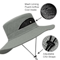 Miniatyrbillede 3 af 5: Solhatte Bred Skygge UV-beskyttelse Sammenfoldelig Spand Strand Fiskerihatte Udendørs（lys grå）