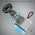 Miniatyrbillede 4 af 5: Bærbar Bluetooth-højttaler (én størrelse, hvid)