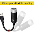 Miniatyrbilde 4 av 5: Usb stjernenattlys. Romantisk automatisk tak Bavoe-lys. Xinfok justerbar Usb nattlys - Plug and Play (blå)