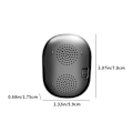 Miniatyrbild 3 av 5: Smart bärbar telefon Bluetooth trådlös magnetisk förstärkare kan sammankoppla Bluetooth-ljud (en storlek, svart)