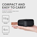 Miniatyrbild 3 av 4: Mini trådlös Bluetooth-högtalare Stereo Bärbar högtalare Bluetooth 4.2 Subwoofer Med Sd Fm Utomhushögtalare | Bärbara högtalare (svart)