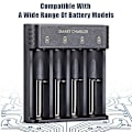 Miniatyrbild 5 av 5: Batteriladdare, 18650 batteriladdare, smart USB Li-ion 18650 batteriladdare, 18650 batteriladdare pris, högkapacitetsladdare, 4-slitsladdare, li-ion 1