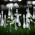 Miniatyrbilde 1 av 4: 6,5 m 30 LED utendørs solcelledrevne julelys 30 LED 8 moduser dekorative for hage uteplass hjem Chri