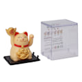Miniatyrbillede 4 af 5: 2024 2 tommer solcelledrevet vinkende arm lykkekat ornament byder velkommen vinkende hånd rigdom formue kat gul