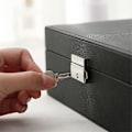 Miniatyrbillede 4 af 4: Smykkeæske Organizer 2 Lag Stor PU Læder DisplaySort
