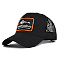 Miniatyrbillede 5 af 5: Broderet Baseball Cap Fishbone Vævet Label Broderet Toppet Cap Mesh Cap Buet Skygge Solskygge Sommerhat Solskygge