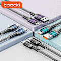 Miniatyrbilde 5 av 5: Toocki Usb Type C-kabel Hurtiglading Usb C-laderledning Til Iphone 14 13 12 11 Huawei P40 P30 Realme Oppo Oneplus Ty（2m，USB A til C Lilla）