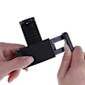 Miniatyrbillede 4 af 5: Universal Tripod Mount Adapter Mobiltelefon Clipper Holder Vertikal 360 Rotation