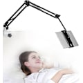Miniatyrbilde 1 av 5: Tabletholder for seng, justerbar og sammenleggbar med 360 graders rotasjon for iPhone, iPad, mobiltelefon, nettbrett, Kindle Fire 1,85\"-12,8\" (utvidet arm)