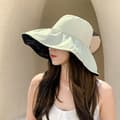 Dww-Dame Bob Solhat Solbeskyttelse Visor Cap Bomuldsbredskygget Fiskerhat Og Anti-UV Sammenfoldelig Spandhat Sport Resp