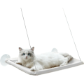 Miniatyrbild 1 av 5: Fönstermonterad Säkerhets-Kattsäng Solig Sittplats Utrymmesbesparande Kattsängar för Innekatter, Silvermånegrå