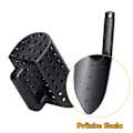Miniatyrbilde 4 av 8: 1 sett sandskuffe, hul design, ergonomisk håndtak, multifunksjonell med skala mark, spade for sand, graveverktøy, utendørs leketøy for barn