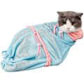 Miniatyrbild 1 av 5: Kattbadväska, Katt Duschnätväska, Andningsbar Kattgroomingväska, Justerbar Katt Duschväska