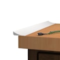 Miniatyrbillede 5 af 5: 3M Silikone Vandstopper Strimmel Bøjelig Køkkenbord Fastholdelse Badeværelse Brusebad Dæmning Oversvømmelsesbarriere Tør og Våd Separation-60cm-sort
