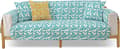 Lenestolbeskytter sofa teppe sklisikkert sofa teppe 1 stk cyan