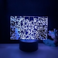 Miniatyrbilde 3 av 5: 3D illusjonslampe Anime JoJo's Bizarre Adventure Ni