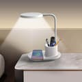 3-i-1 multifunksjonell bordlampe med trådløs lader