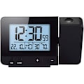 Miniatyrbild 1 av 5: Digital Projektionsklocka, Sängbordsdimmer Väckarklocka Tid Temperatur Skyddsklocka Med Snooze