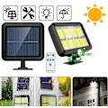 Miniatyrbillede 1 af 5: Dww-LED udendørs solcelle væglampe, 72 LED solcellelampe med bevægelsessensor, IP65 vandtæt udendørs projektør med bevægelsessensor