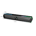 Miniatyrbilde 2 av 4: Datamaskin Bluetooth-høyttaler Dual-høyttalere RGB-lysutstrålende subwoofer Stereo Surround USB Stereo Datamaskin TV Universell Lydsystem