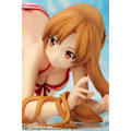Miniatyrbild 4 av 5: 12cm Sword Art Online Anime Figur Sexig Badkläder Asuna Knästående Modell Mobiltelefonhållare Bil Dekoration Samlarobjekt Modell Leksaker