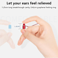 Pikkukuva 2 / 5: Korvanapit In-Ear -kuulokkeet yhteensopivat IPhone 11 Pro Max IPhone X -punainen