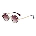 Pikkukuva 1 / 5: Uusi muoti goottilainen steampunk aurinkolasit miehille pyöreä punk retro silmälasit sävyt aurinkolasit naisille Lentes De Sol Hombre Uv400（7）
