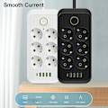 Miniatyrbillede 2 af 5: Europæisk standard dedikeret hul USB-stik 2 meter, 6 huller, 4usb+type-c