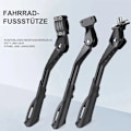 Miniatyrbilde 4 av 8: Aluminiums sykkelstativ, justerbart bakstativ for sykler og elsykler, sklisikkert og robust sidestativ, 24-29 tommer
