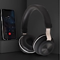 Pikkukuva 5 / 5: Langattomat Bluetooth-kuulokkeet Urheilu Over-Ear Langattomat Melua Vaimentavat Stereo Kuulokkeet（BK）