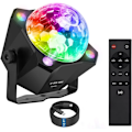 Miniatyrbilde 1 av 7: Disco lysfestlys, LED-farge strobe-lys, scenelys, for fest, bar, hjem