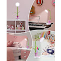 Miniatyrbilde 5 av 5: Led Solsikke Barnelampe Skrivebordslampe Berøringskontroll Demping Lampe Fleksibel Usb Oppladbar Skrivebordslampe Øyebeskyttelse
