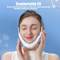 Miniatyrbillede 5 af 5: Dobbelthage Reducer, Elektrisk V-Face Shaping Ansigtsløftningsmaskine Massager Vibration Dobbelthage（Buzzer model，Pink）