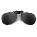 Clip-on Aviator Solglasögon Pilot Glasögon Svart Svart