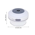 Miniatyrbild 3 av 5: Bluetooth-högtalare, bärbar, trådlös (vit)